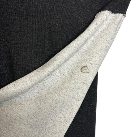 Johnny Was Calme Soft Black Grey Mock Neck Cozy Sweatshirt Size XL NWT - Picture 6 of 12